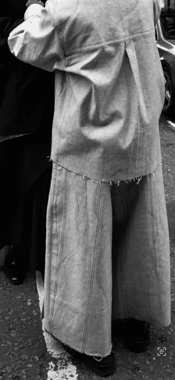 Denim Uniform Trousers