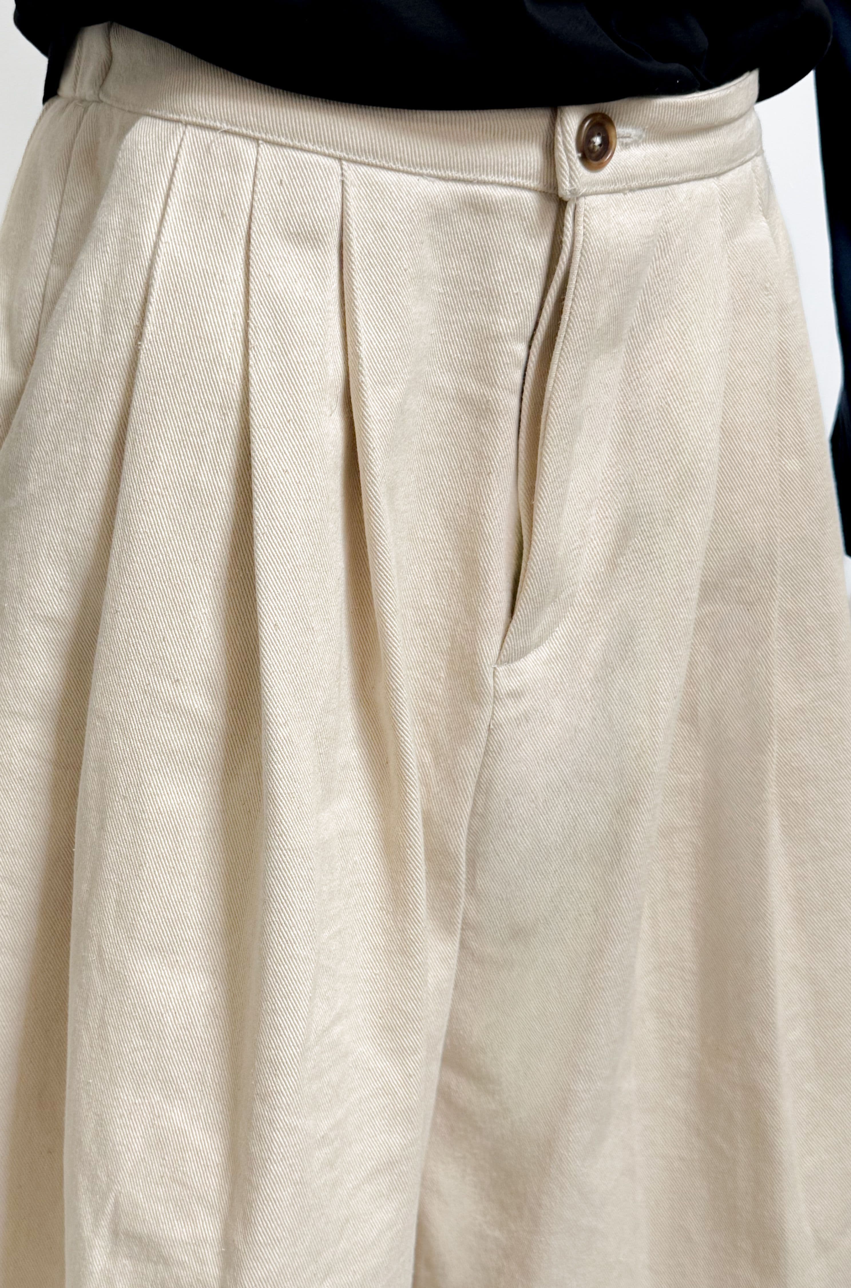 Aso Denim Beige Trousers
