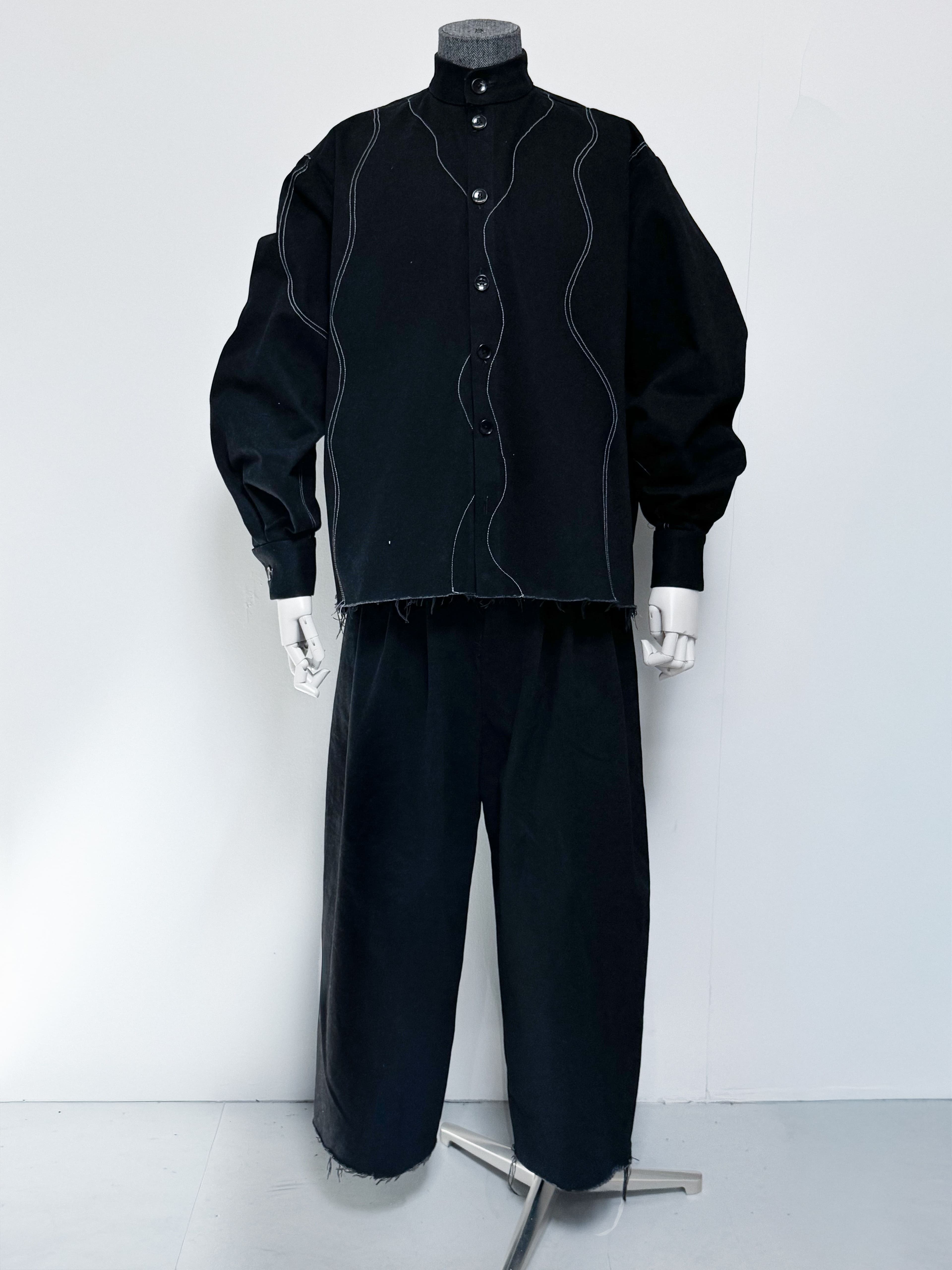 Aso Denim Black Shirt