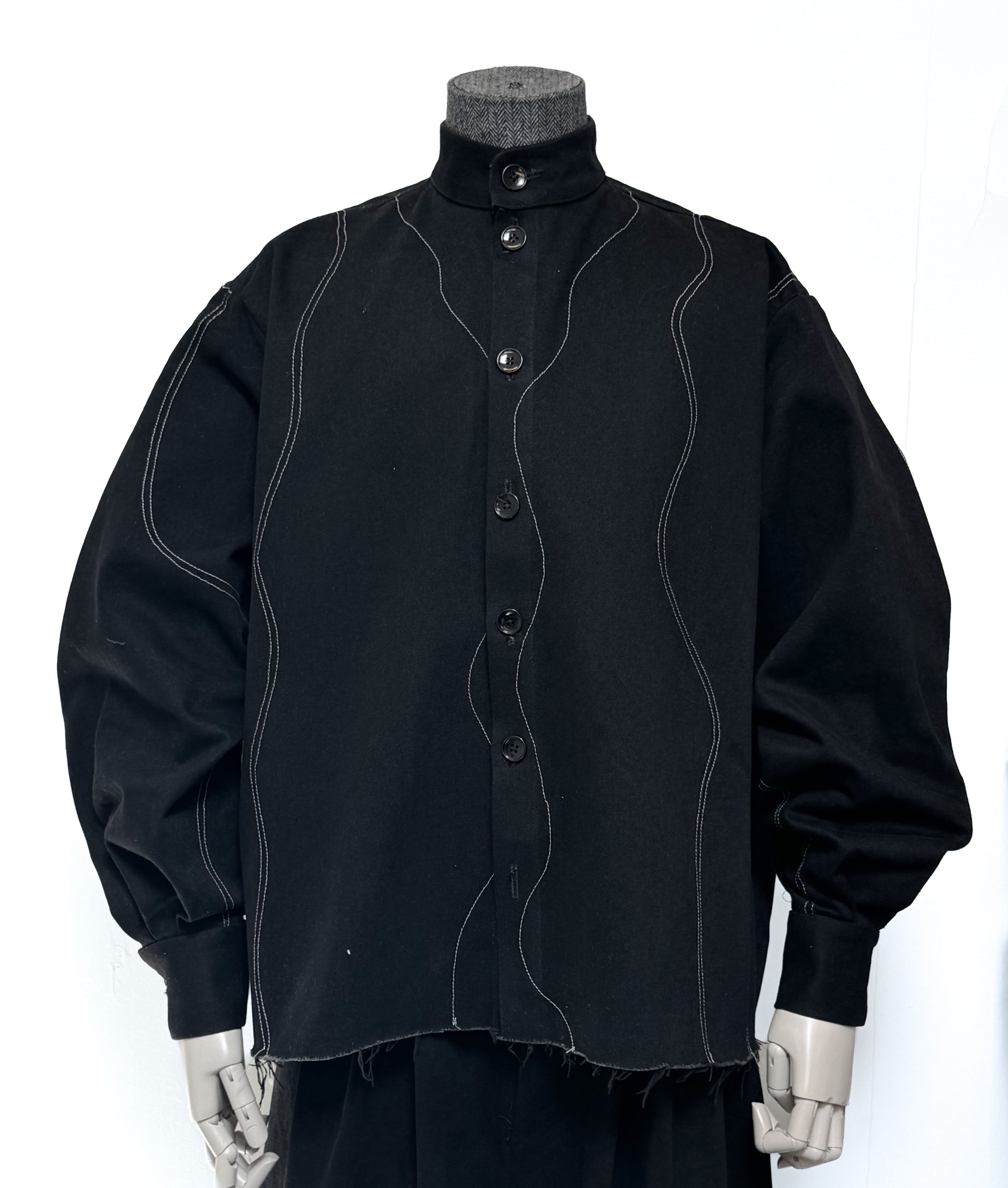 Aso Denim Black Shirt
